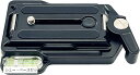 【楽天ランキング1位入賞】互換品 クイックリリース クイックシュー ベルボン QRA-35L QRA-6LII 1/4インチネジ クランプ 雲台 セット(ブラッ...