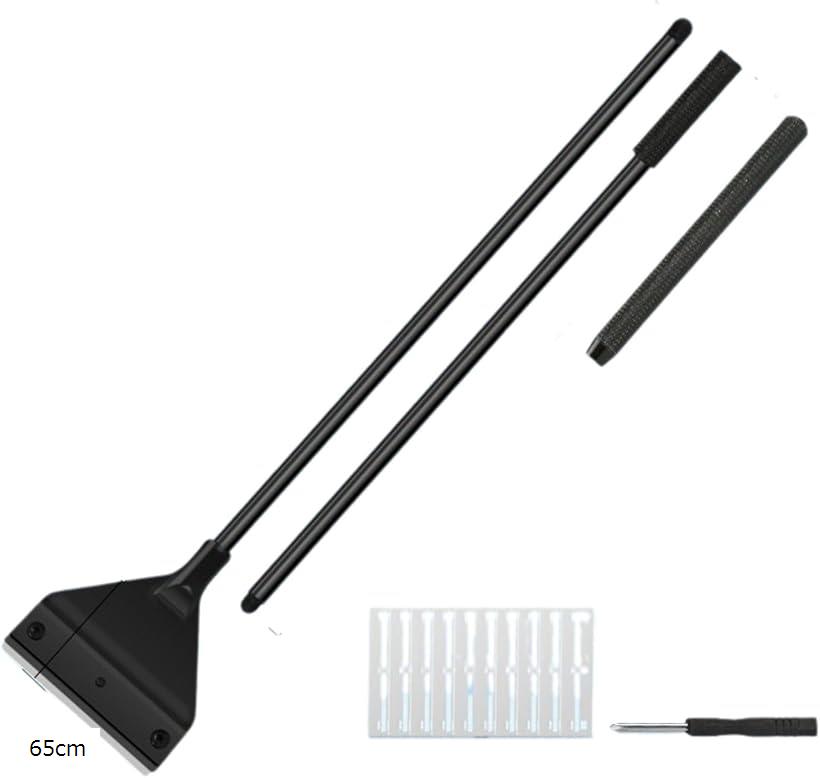 コケ取り スクレーパー プロレイザー アクアリウム 水草 苔 水槽 掃除 クリーナー 苔取り シェーバー 6..