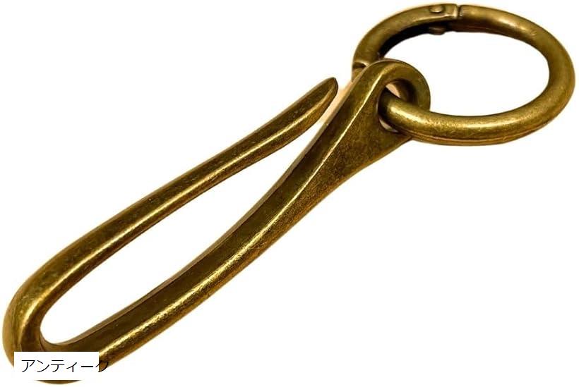 キーホルダー 釣り針 キーフック アンティーク ウォレットチェーン ビンテージ キーリング メタリック ..