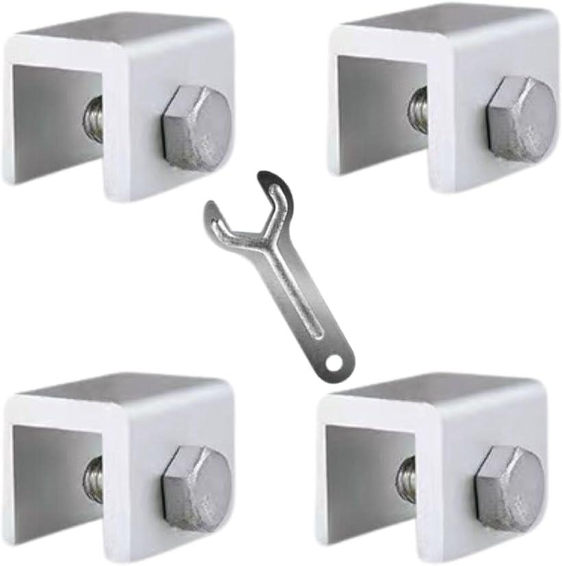 サッシ 鍵強力窓 ロック 4個セット ストッパー 工具付き 窓ロック 二重施錠 防犯対策 脱走防止 ベランダ 専用工具付き