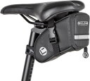 【楽天ランキング1位入賞】サドルバッグ ストラップ式 自転車用 コンパクト 0.8L 耐水性 撥水機能付き 反射材付き テールライトハンガー付き 取り付け簡単 ...