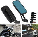 バイク オートバイ スクエア ミラー アルミ合金 汎用 カワサキ スズキ 左右セット(ディスクロック エンジンオイル 10w-40)