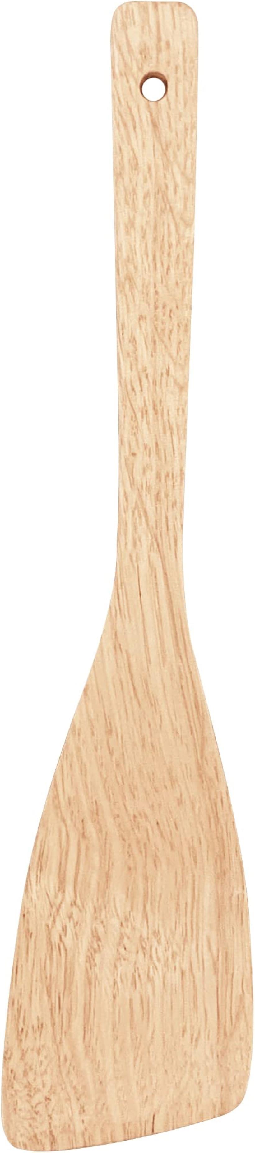 木べら ターナー 調理用 料理用 保管に便利なS字フック付き (長さ:30cm 最大幅:6.5cm)