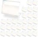 ポップ スタンド アクリル 卓上 l型 pop 席札 プライス カード 立て 9x6cm 30枚(クリア)