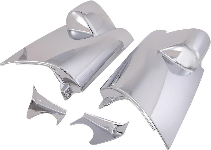 互換品いすゞ 07 エルフ 標準 ローキャブ 用 メッキ コーナー パネル 左右 セット 台座 付き 前期 後期 外装 パーツ デコトラ トラック 用品 カスタムパーツ 汎用 社外品