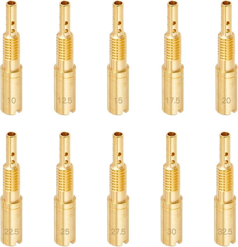 パイロットジェット10サイズ ミクニ TMR/TDMR バイク用 ジェットパイロット スローパイロットジェット キャブレターセッティング 10-32.5 (10-32.5)