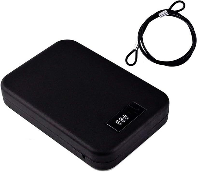 商品コード2b83f8vc4f商品名ダイヤル式 ポータブル 金庫 ミニ 保管 ボックス 専用ワイヤー付 ブラックプライベート ロック ボックス 防犯収納 家庭用 ホテル 車 オフィスにブランドworld Imp JPカラーブラック・v 持ち...