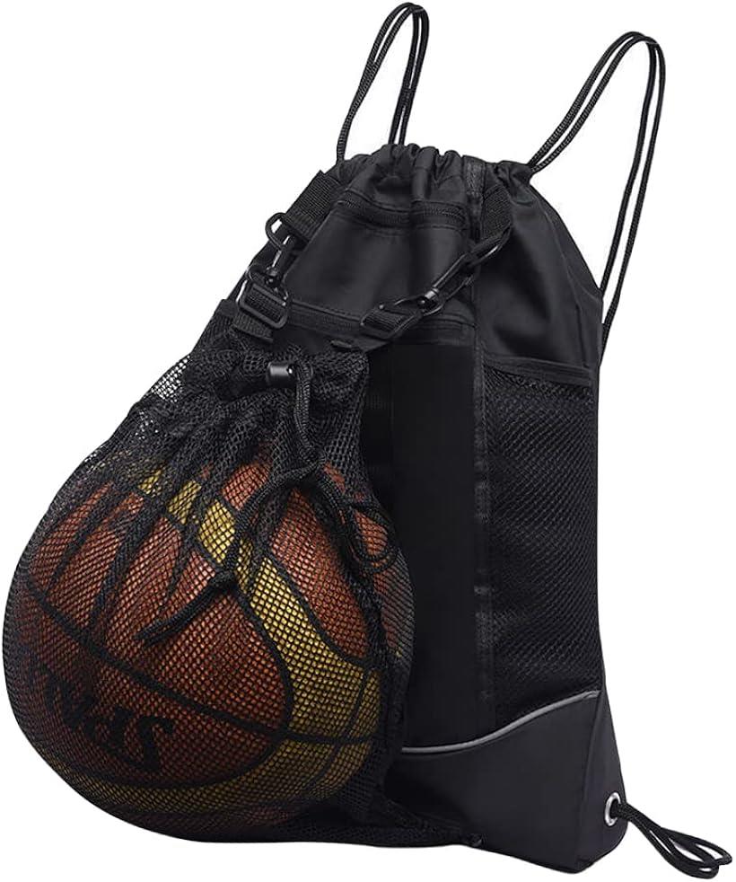リュックサック ボール収納袋完備 部活 クラブ活動 持ち運び たっぷり収納 ナップサック 軽量設計 撥水..