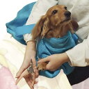 猫 爪切り みのむし袋 犬 小型犬 ブルー 丈夫 脱走防止 保定袋 トリミング 通院(ブルー, 体重4Kg~8Kg 猫・小型犬用)