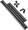 カメラロッド カメラロッドセット 15mmロッドキット 50cmロッドへ延長 30cmロッド 2本 + 20cmロッド 延長コネクタ 2個 ロッドキャプ 4個 ショルダーパッド用 ロッドキャプ付き M12スレッド(Rod‐189)