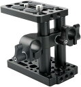 互換品リフトプレート ベースプレート スイッチキット トッププレート 15mmロッドクランプ 長さ63mmロッド 4イン1組合 カメラアクセサリー DSLRカメラべースプレート 二個のロッド付き 三脚固定用DSL装備(リフトボード-152)