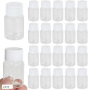 保存ボトル 保管 塗料 パテ プラモデル ビーズ 液体 粒体 ホビー 20本セット 15ml(15ml)