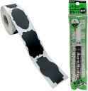 黒板 ブラックボード ラベル シール 約3x5cm 3種 300 枚 各種 約100枚+ 蛍光ボードマーカー白 1本付き 瓶 保存容器 の 識別ラベル などE706(ホワイト, 29.5x50mm)