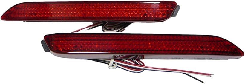 互換品 アルファード20系 Sグレード LEDリフレクター レッド 左右セット 合計44発LED ヴェルファイア20系Z