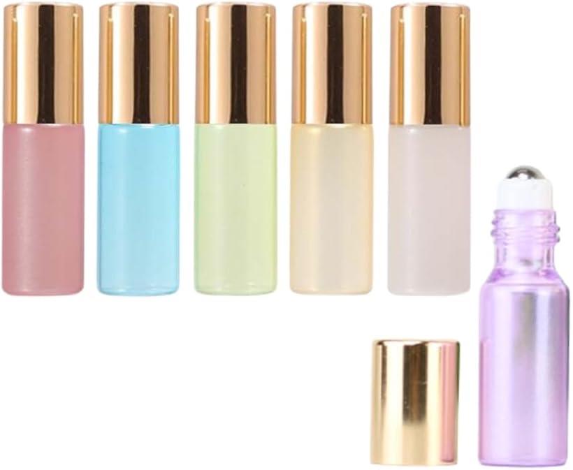 アトマイザー ロールオン ボトル 遮光瓶 香水 精油 詰め替え アロマボトル 化粧水 トラベル用 5mL 6本..