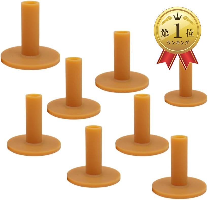 商品コード2bj4wp6ito商品名ゴルフティー 練習用 ゴム製 耐久性 安定性 8個セットブランドMaT store「ゴルフ用練習ティー」練習場やご自宅での練習に大活躍のゴルフティー8個セットです。ゴム製なのでプラスチック製に比べ耐久性があり、大切なクラブを傷つけることはありません。「高品質素材を採用」置いて使用するタイプのゴム製ティーで、冬場の固くなりがちな地面に挿し込む必要なくすぐに使用できます。ゴム製なので、ショット時の抵抗も少なくやわらかなあたりを体感できます。「MaT storeオリジナルパッケージ」MaT storeオリジナルパッケージにて綺麗に梱包し、お客様の元へ商品をお届けいたします。※ 他ネットショップでも併売しているため、ご注文後に在庫切れとなる場合があります。予めご了承ください。※ 品薄または希少等の理由により、参考価格よりも高い価格で販売されている場合があります。ご注文の際には必ず販売価格をご確認ください。※ 沖縄県、離島または一部地域の場合、別途送料の負担をお願いする場合があります。予めご了承ください。※ お使いのモニタにより写真の色が実際の商品の色と異なる場合や、イメージに差異が生じることがあります。予めご了承ください。※ 商品の詳細（カラー・数量・サイズ 等）については、ページ内の商品説明をご確認のうえ、ご注文ください。※ モバイル版・スマホ版ページでは、お使いの端末によっては一部の情報が表示されないことがあります。すべての記載情報をご確認するには、PC版ページをご覧ください。「サイズ」台座5cm高さ35mm、42mm、54mm、60mm、65mm、70mm、75mm、80mm「重量」140g「素材」ゴム「パッケージ内容」本体x8個セット(各長さ1個ずつ)