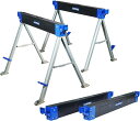 【楽天ランキング1位入賞】KF3005 折りたたみ式ソーホース 2脚セット 耐荷重 1000kg 500kg x 軽量6.3kg コンパクト収納 フォールディン...