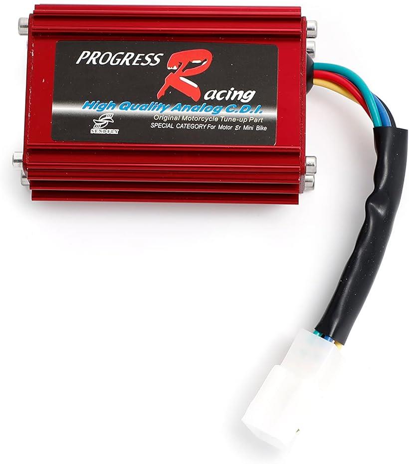 互換品 ホンダ 用 ディオ 系 イグナイター 点火装置 ユニット HONDA DIO スーパー モジュール 交換 予備 CDI ボックス 純正 タイプ 社外品 (レッド)