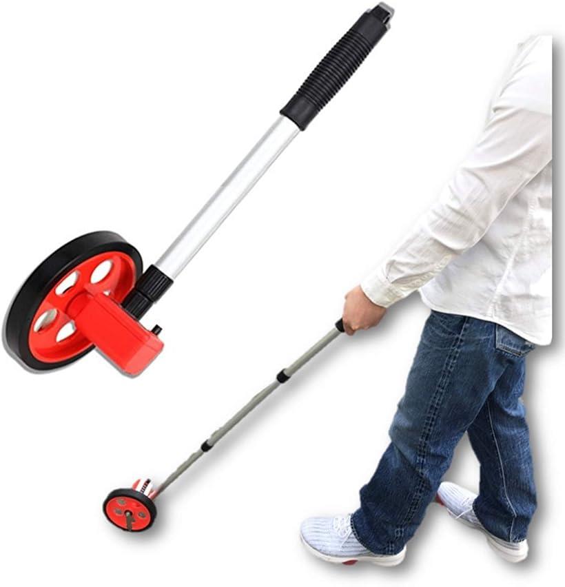 【楽天ランキング1位入賞】小型軽量 コンパクト ウォーキングメジャー 伸縮可能 約 500g 距離計測 / 10cm〜9999.9m 6桁 カウンター表示 簡単...