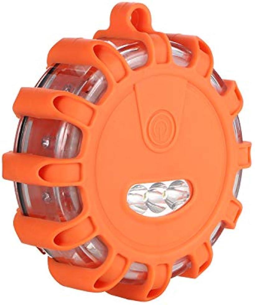 【楽天ランキング1位入賞】LED警告灯 非常信号灯 電池式 表示灯 回転灯 点滅 マグネット付 安全対策 緊..