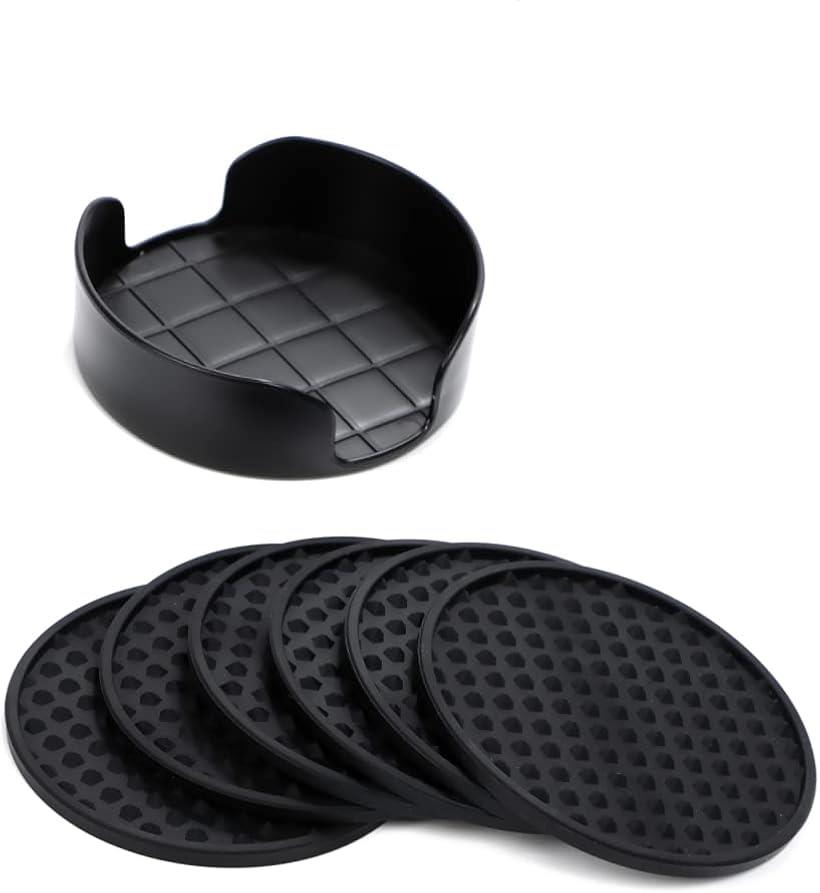 シリコン コースター 6枚  ホルダー 付属