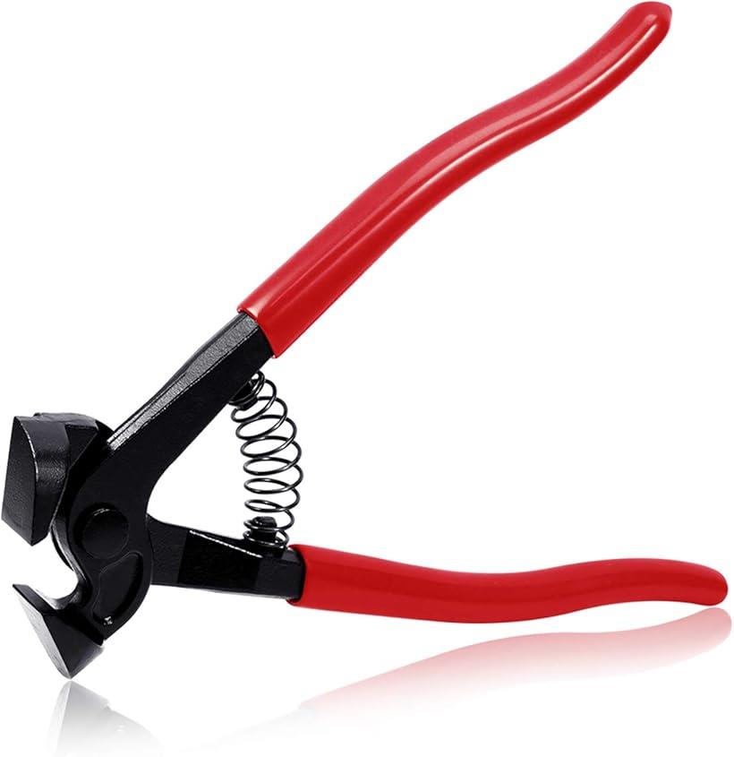 【楽天ランキング1位入賞】タイルニッパー モザイクタイルの喰切 切断 ガラス施工工具 カット 割る プロ 職人さん用 道具 ステンドグラス 壁 床 全長195mm(レッド)