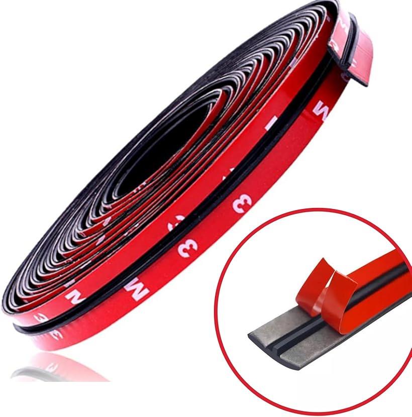 【楽天ランキング1位入賞】車用 ドアエッジガード 交換ゴム T型 フロントガラス シール ドアモール 隙間テープ 5m 14mm