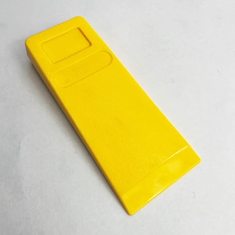 伐採用 クサビ くさび 楔 チェーンソー くさびプラスチック 林業 20cm 3個セット チェーンソーアクセサリ (イエロー)