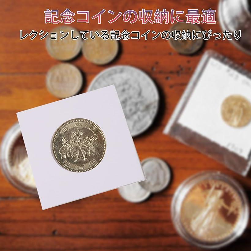 コインホルダー 紙 ケース 40mm コインケース 6サイズ 合計600枚セット コンパクト 記念硬貨 コイン保存用