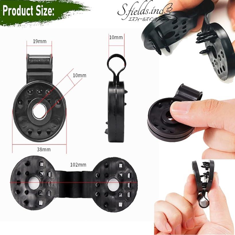 防鳥ネットクリップ サンシェードクリップ テント固定クリップ 30個セット 園芸 防獣 (4.3x10cm)