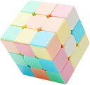 立体パズル キューブ マカロンカラー ステッカーレス 3x3x3 スムーズ回転