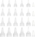 48点4サイズ ボトルキャップ スクリューキャップ クリア PPプラスチック 内径20~24mm