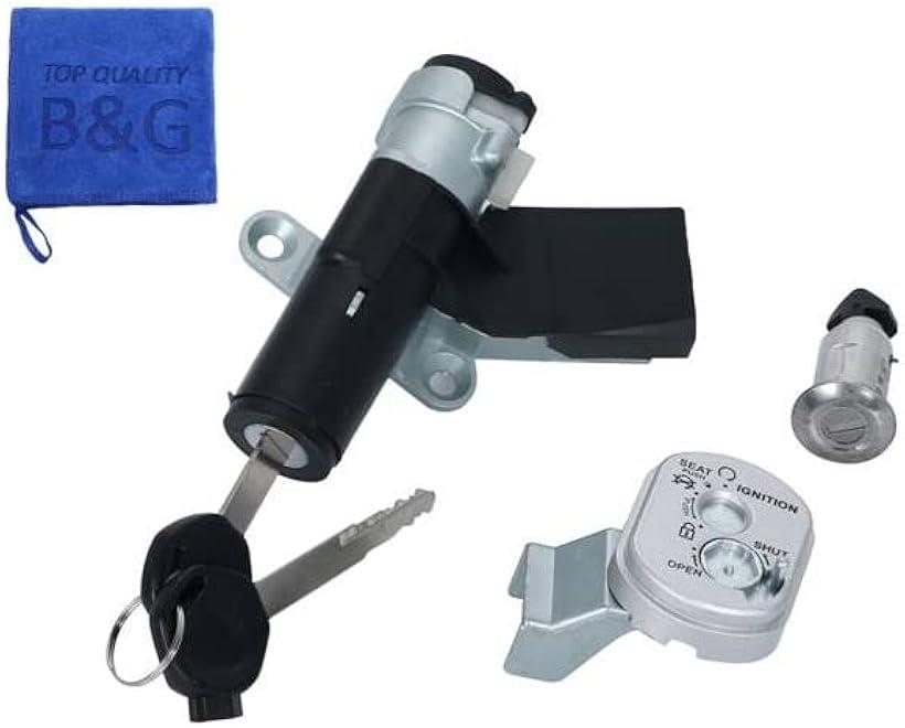 互換品 ホンダ用 キーシリンダー メイン キーセット スペアキー付き ディオ トゥデイ TODAY AF61/62 キャブ仕様 カスタム パーツ 社外品