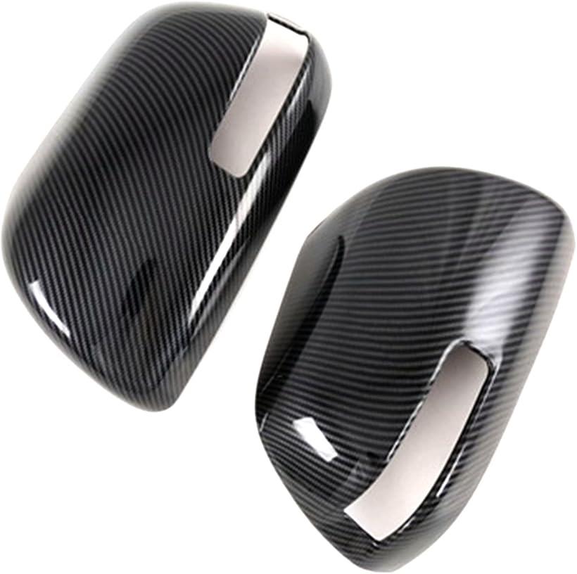 h＆b 汎用 サイド ミラー カバー トヨタ 20系 アルファード ベルファイア 70系 ノア ヴォクシー カーボン調