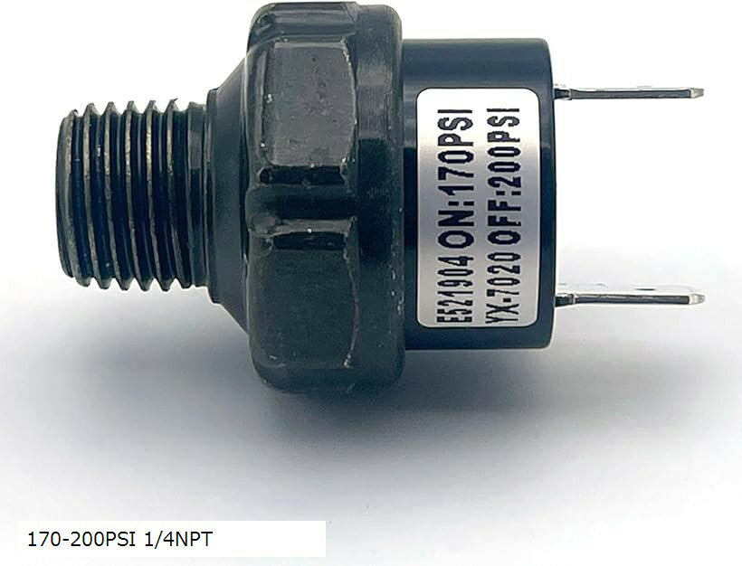 エアサス プレッシャー スイッチ ネジ エアホーン エアタンク ユニバーサル エアー ポンプ 空気圧 ...