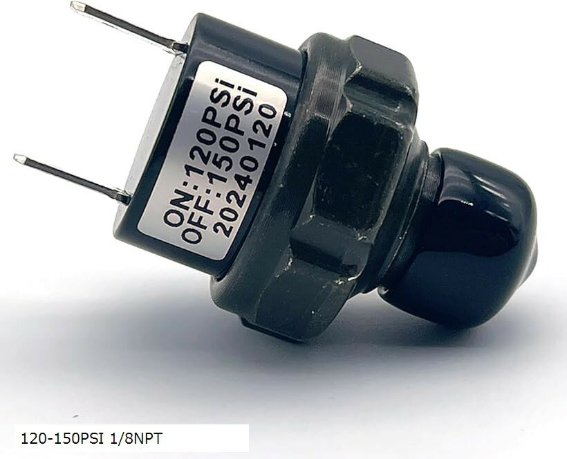 エアサス プレッシャー スイッチ ネジ エアホーン エアタンク ユニバーサル エアー ポンプ 空気圧 ...