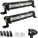 LEDライト 作業灯 LED作業灯 デイライト ライトバー ワークライト 12V 7インチ バーライト