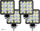 互換品 LEDライト 作業灯 ワークライト 作業用ライト 灯火 12V / 24V 車 トラック用品 48W