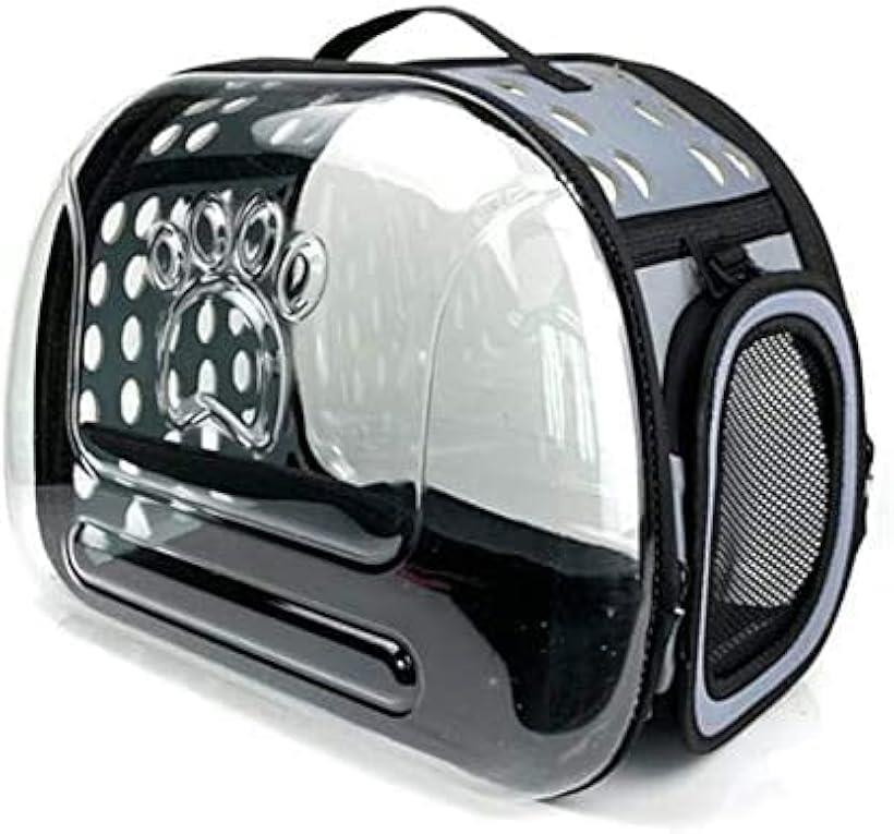 【楽天ランキング1位入賞】ペットキャリーバッグ 猫 子犬 うさぎ 折りたたみ 透明 高通気性 持ち運び ..