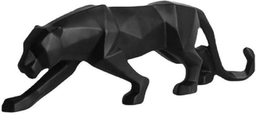 クロヒョウ 黒いオブジェ 金色の台座付き 装飾品 クロヒョウ 黒いオブジェ 金色の台座付き 装飾品 クロヒョウ