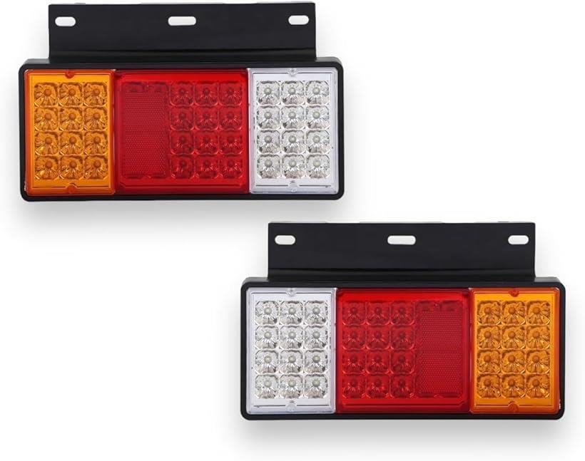 互換品 トラック LED テールランプ 24V 左右 セット ウインカー ブレーキ バック ライト リフレクター ..