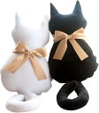 猫 ねこ クッション ペア 2個 セット カップル 夫婦 結婚式 お揃い プレゼント ギフト ソファ ルーム インテリア a-8946