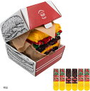 ハンバーガー ソックス ボックス 靴下 セット コットン プレゼント ギフト(マルチカラー)