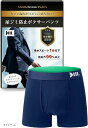 尿漏れパンツ メンズ 消臭抗菌 1枚 ネイビー1枚(ネイビー, L)