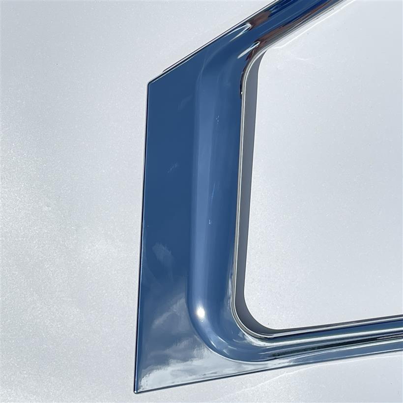 互換品三菱 ふそう NEWファイター ベストワンファイター メッキ ナビウインドーガーニッシュ 安全窓 枠 (ナビウインドーガーニッシュ)