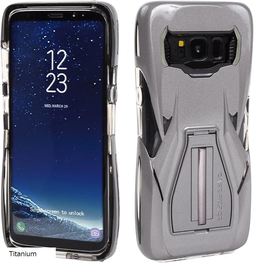 Galaxy S8 耐衝撃 ケース 落下 衝撃に強い 保護カバー Samsung ギャラクシーをがっちりガード 衝撃吸収バンパー Velocity シリーズ Titanium (Titanium)