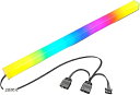 【楽天ランキング1位入賞】ライトバー LED ARGB 5v 3pin マグネット 磁石 ゲーミング 30cm(2面発光)(2)