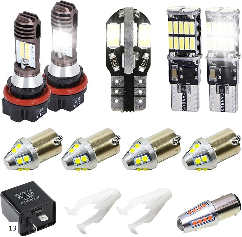 HS5 LED ヘッドライト ポジションライト ナンバー灯 テールライト ウインカー ウインカーリレー クリップ 13個 セット