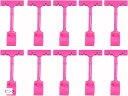 ポップクリップ POP メモ スタンド カードホルダー プライスカード 値札 360度回転 10個入(ピンク)