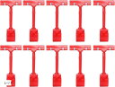 ポップクリップ POP メモ スタンド カードホルダー プライスカード 値札 360度回転 10個入 赤(レッド)